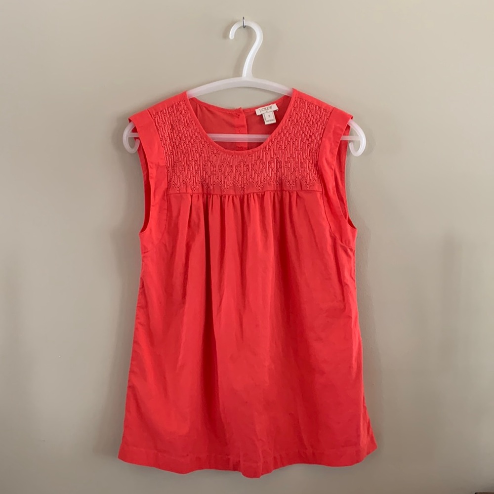 J.Crew lined sleeveless blouse